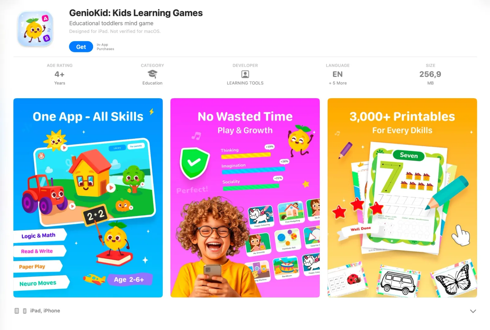 GenioKid: Kids Learning Games on the App Store