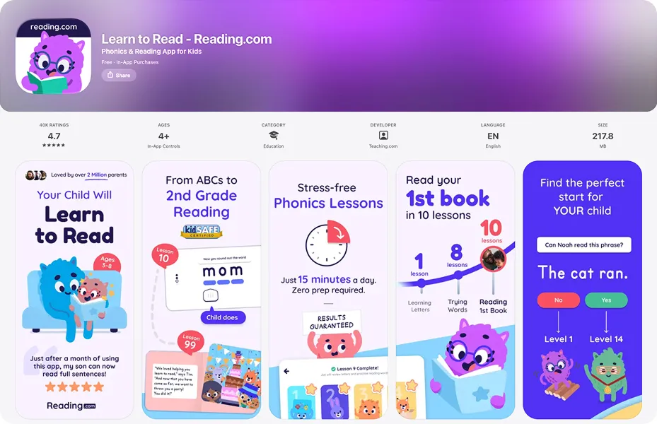 Reading.com on App Store