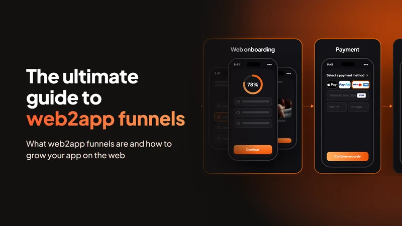 The ultimate guide to web2app funnels