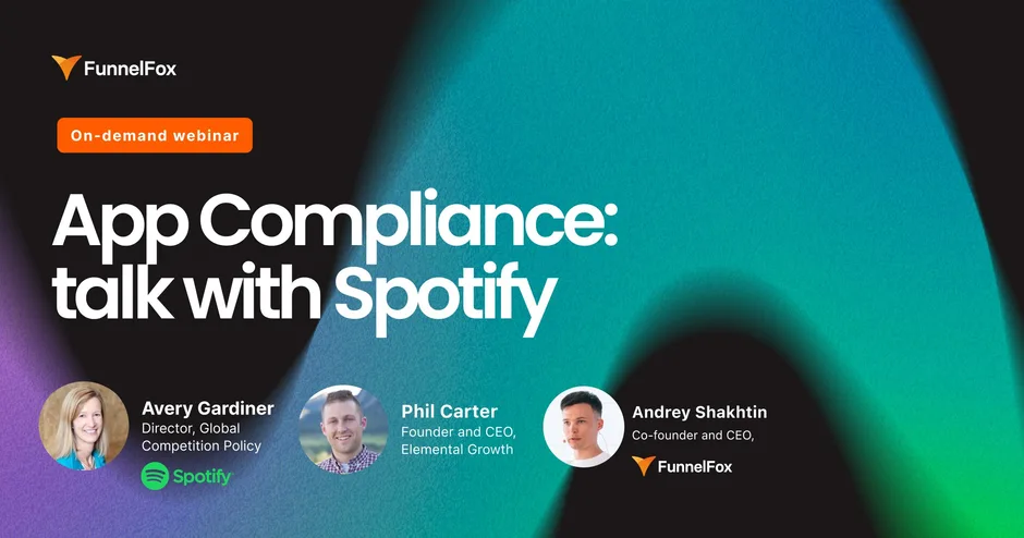 Talk with Spotify on App Compliance